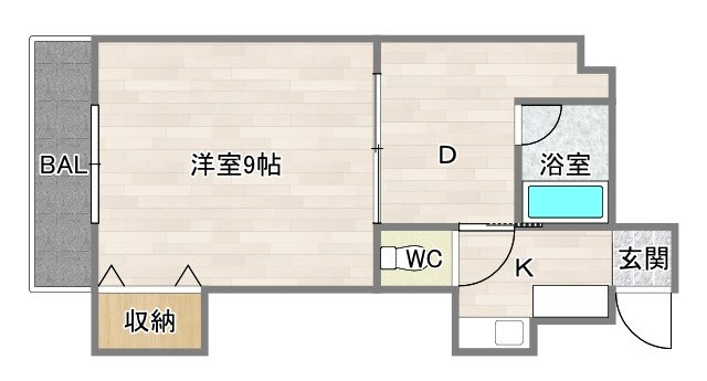 2階の間取り図