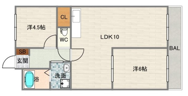 3階の間取り図