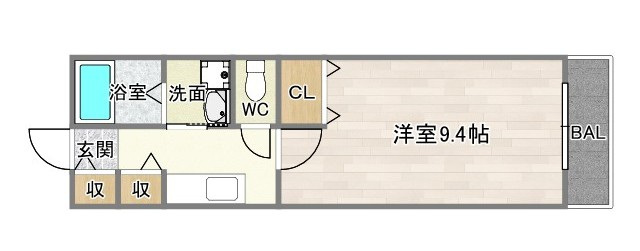 1階の間取り図