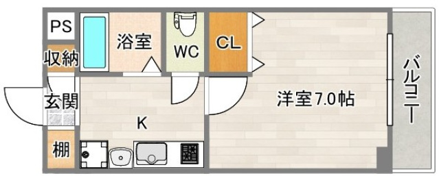 2階の間取り図