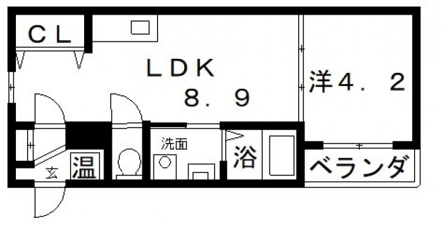2階の間取り図