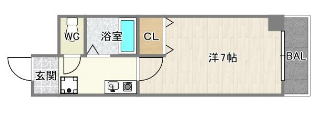 2階の間取り図
