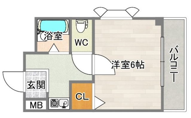 2階の間取り図