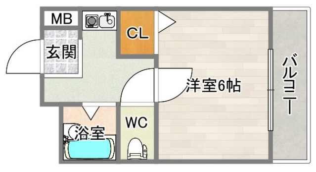 2階の間取り図