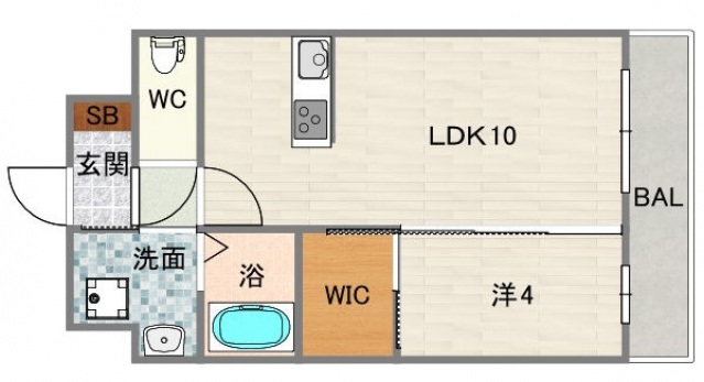 8階の間取り図