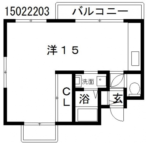 8階の間取り図