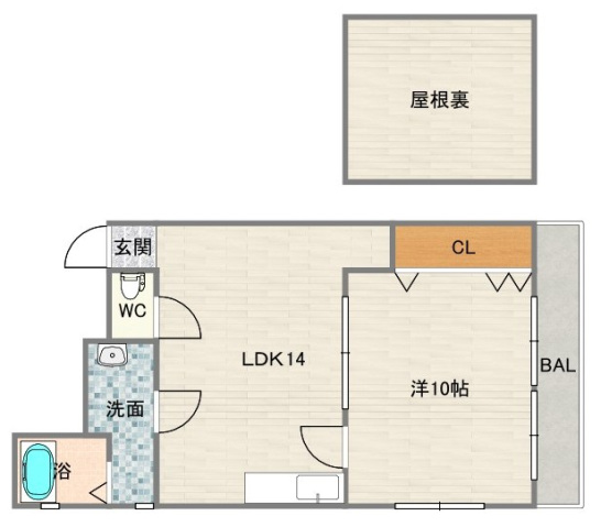 3階の間取り図