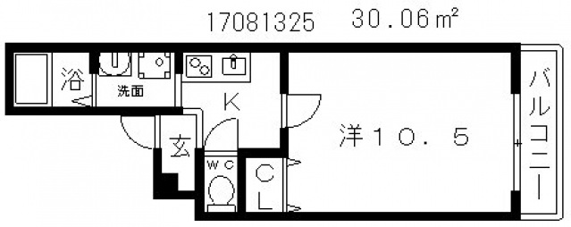 1階の間取り図