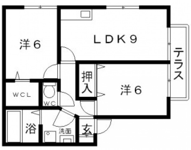 1階の間取り図