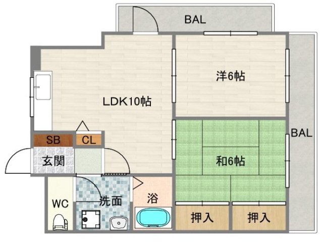 3階の間取り図