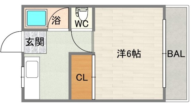 4階の間取り図
