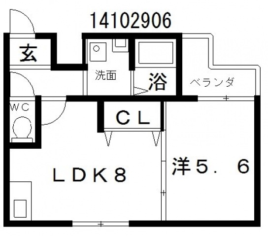 3階の間取り図