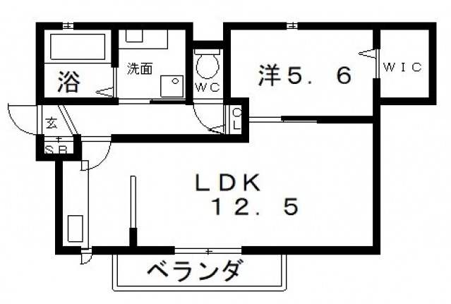 2階の間取り図