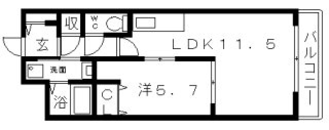 3階の間取り図