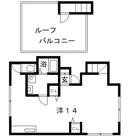 3階の間取り図