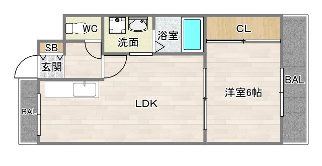 3階の間取り図