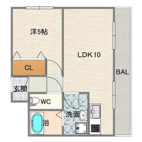 9階の間取り図