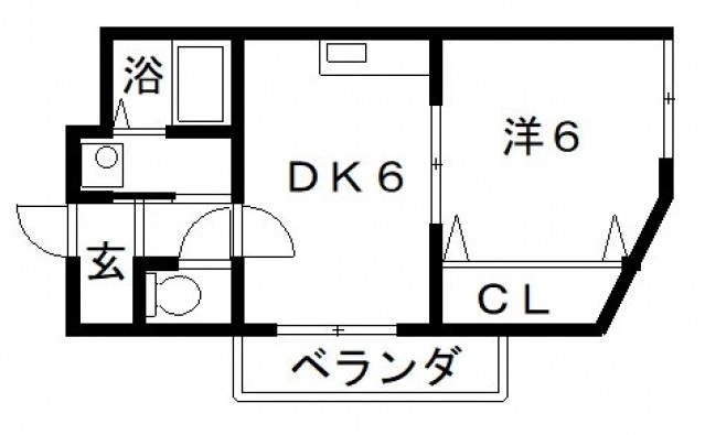 4階の間取り図