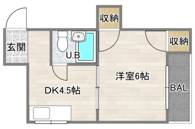 2階の間取り図