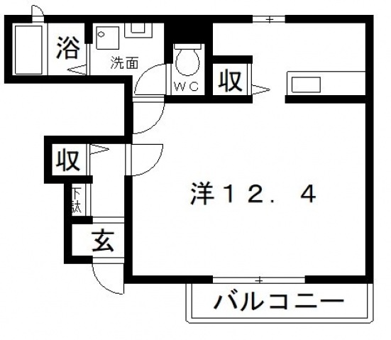 1階の間取り図