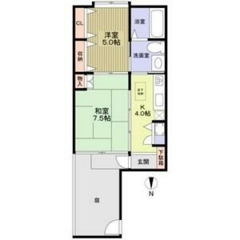 1階の間取り図