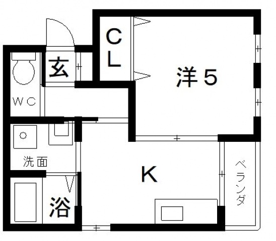 2階の間取り図