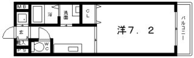 4階の間取り図