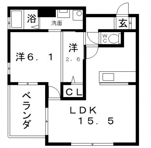 3階の間取り図