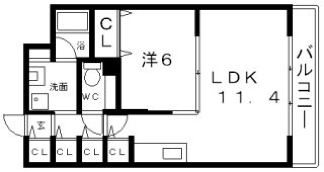 1階の間取り図