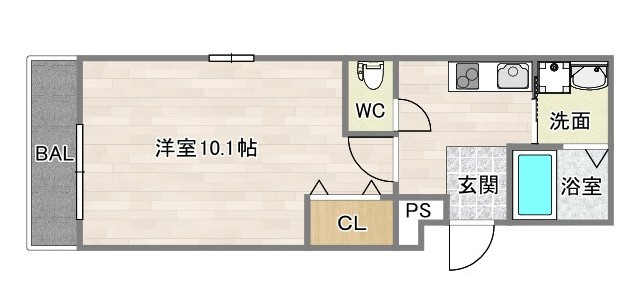 3階の間取り図