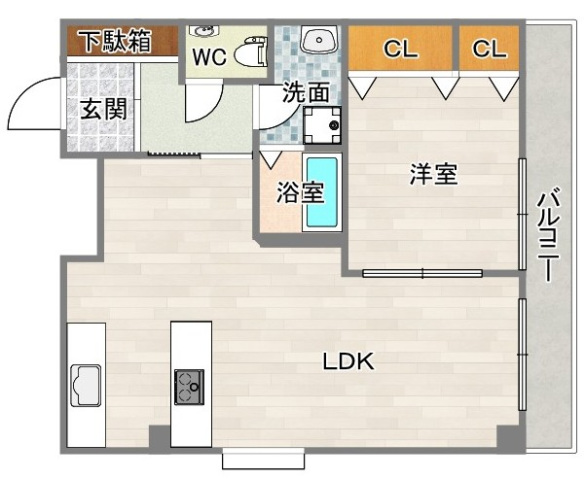 5階の間取り図