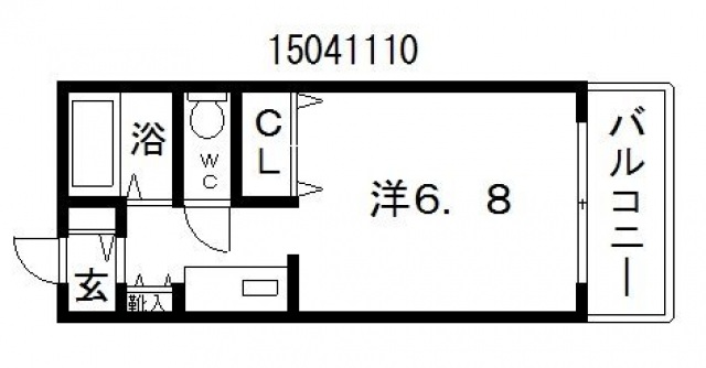 2階の間取り図