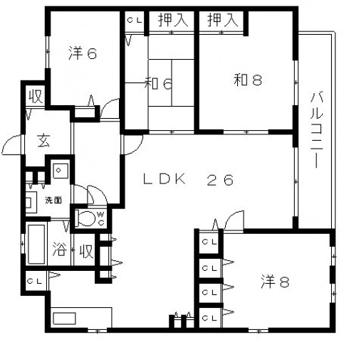 7階の間取り図
