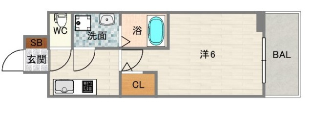 7階の間取り図