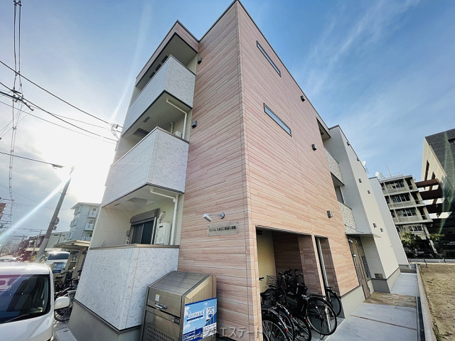 フジパレスあびこ駅東Ⅴ番館の外観