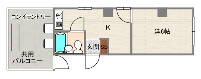 5階の間取り図