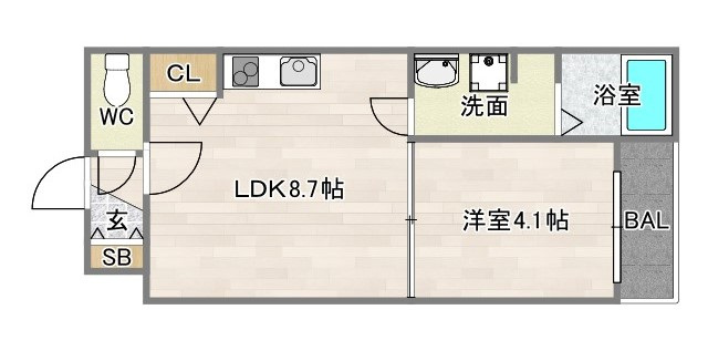 3階の間取り図