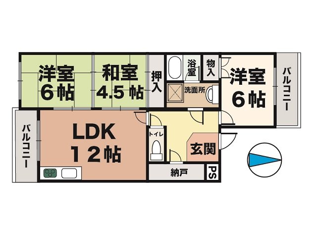6帖和室を洋室に変更予定です