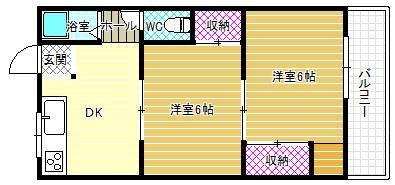 2階の間取り図