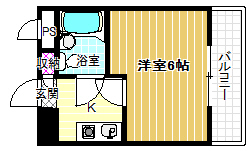 2階の間取り図