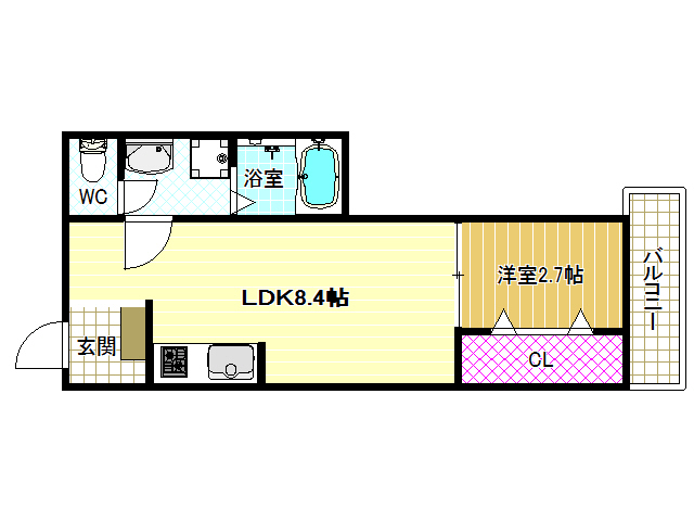 3階の間取り図
