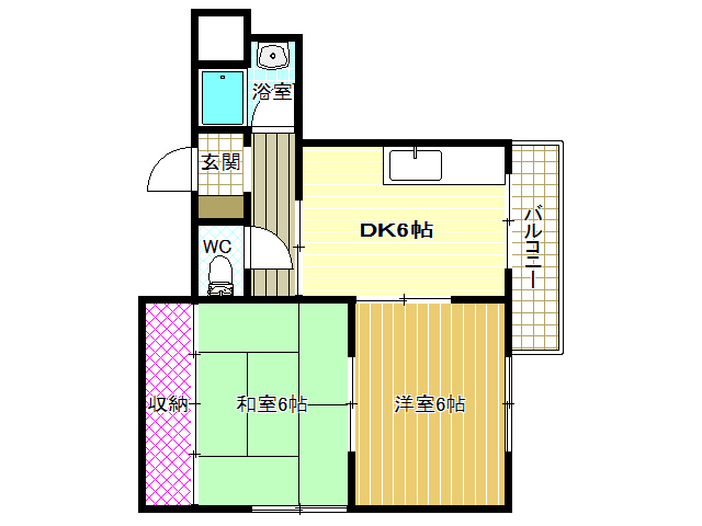 1階の間取り図
