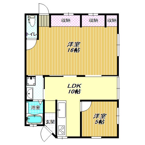 1階の間取り図