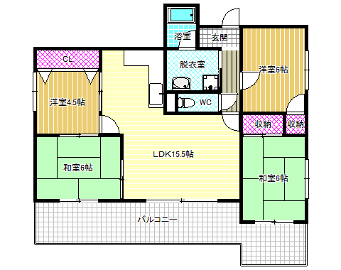 7階の間取り図