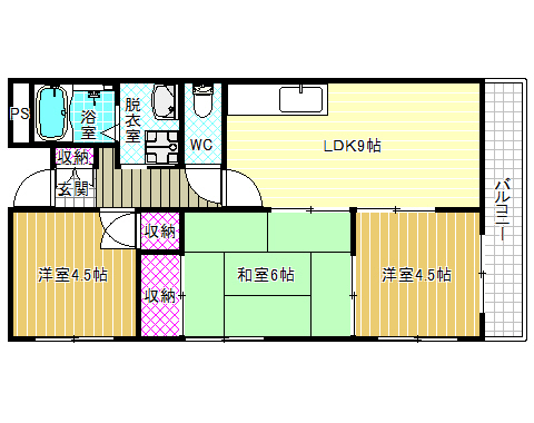 5階の間取り図