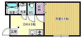 1階の間取り図