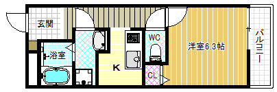 1階の間取り図
