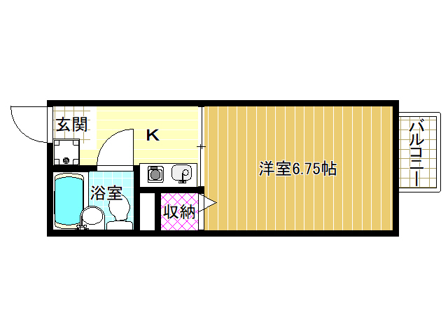 2階の間取り図