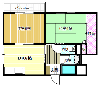 1階の間取り図