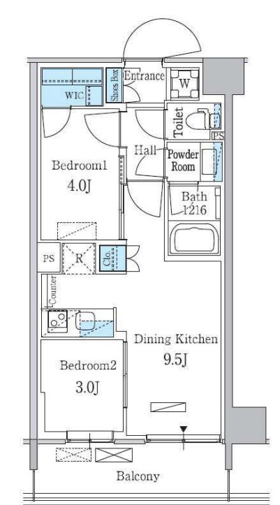 3階の間取り図